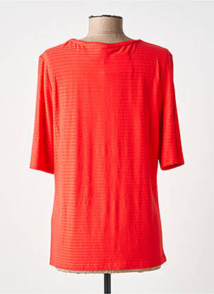 T-shirt stretch manches courtes rouge BARBARA LEBEK femme