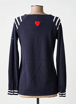 Pull coupe cintrée manches longues bleu LE PETIT BAIGNEUR femme
