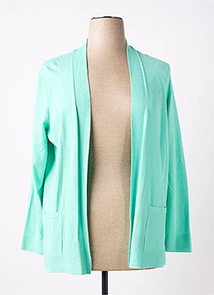 Gilet manches longues stretch vert OLSEN femme