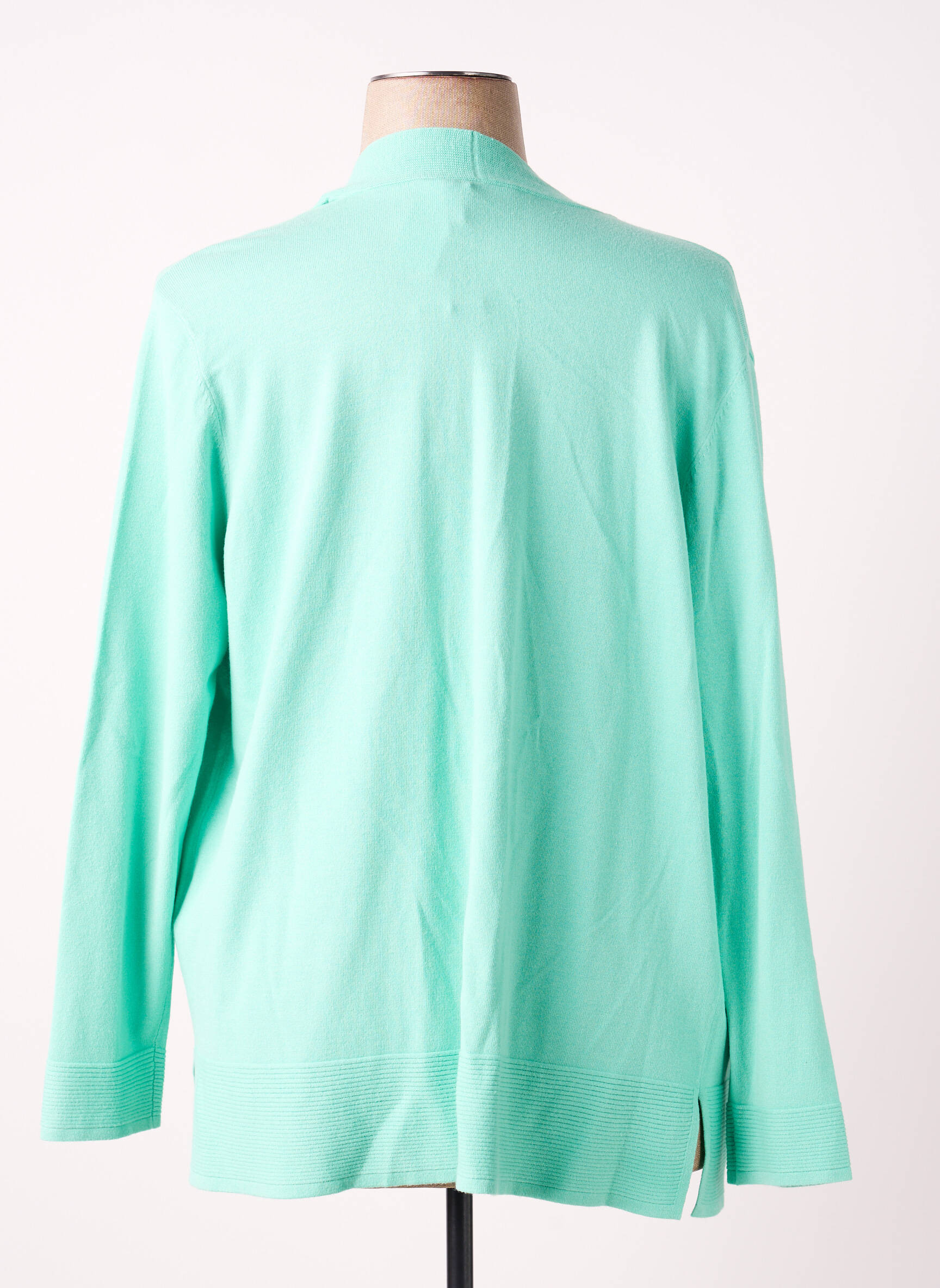 Gilet manches longues stretch vert OLSEN femme