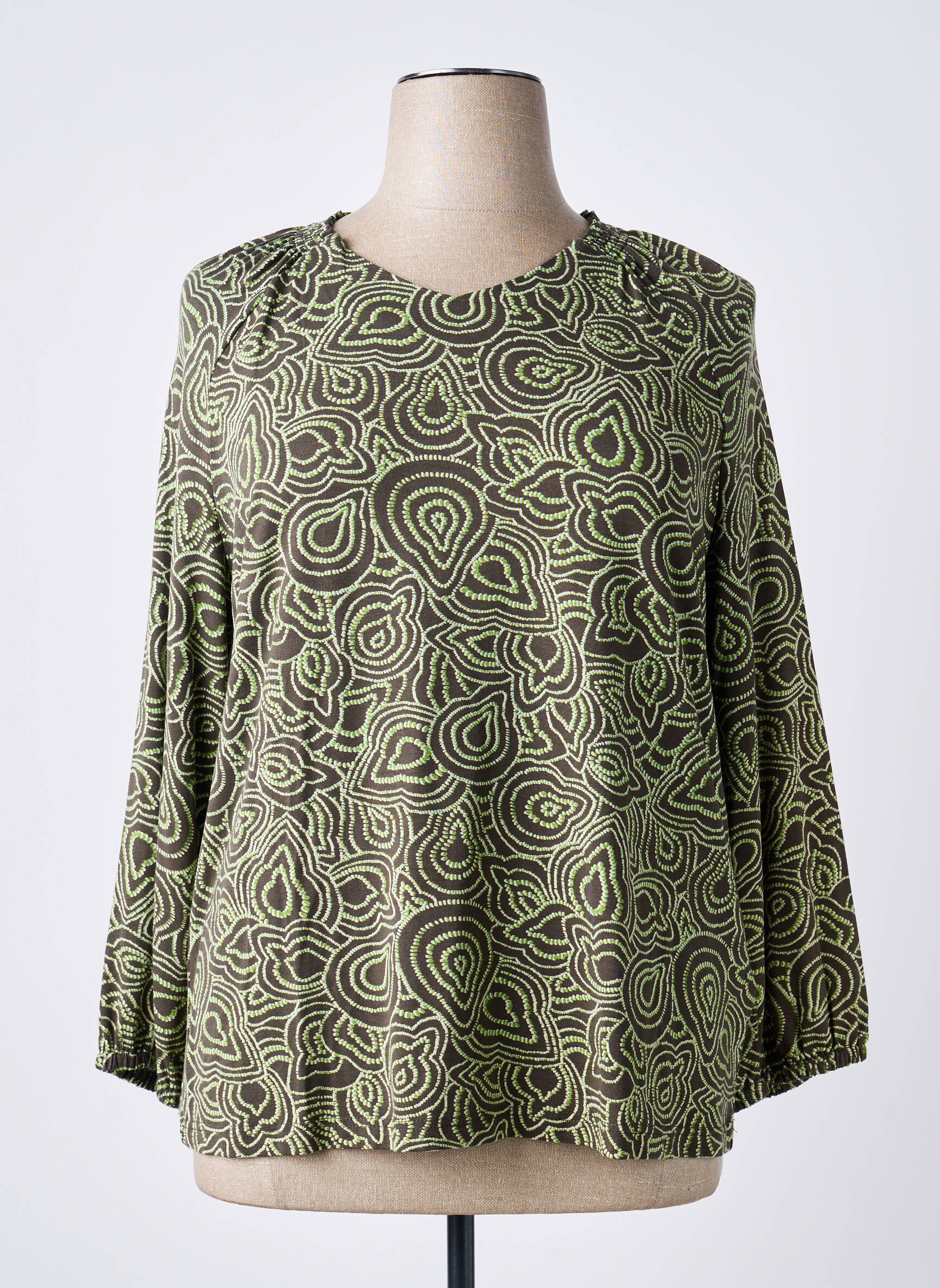 T-shirt manches longues manches longues vert CISO femme