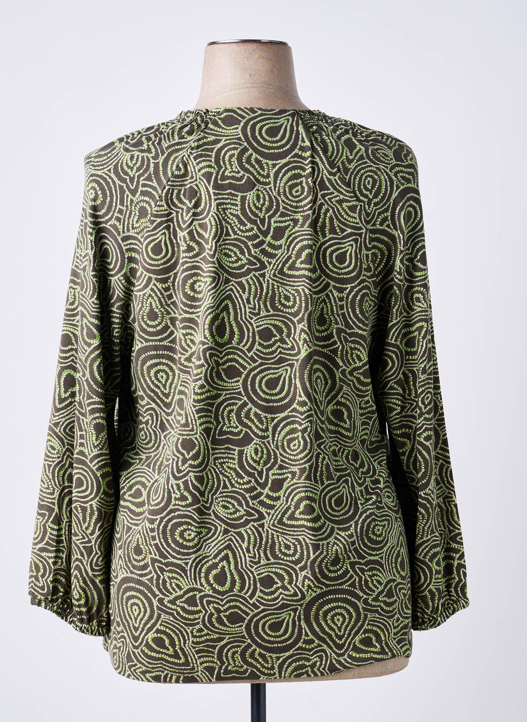 T-shirt manches longues manches longues vert CISO femme