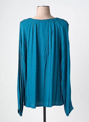 Blouse col rond manches longues bleu CISO femme