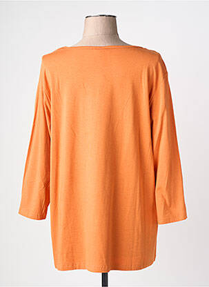 T-shirt manches 3/4 manches 3/4 orange CISO femme