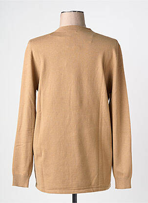 Pull coupe droite manches longues marron BARBARA LEBEK femme