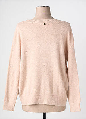 Gilet manches longues fermeture boutonnée sur le devant beige ÉTYMOLOGIE femme