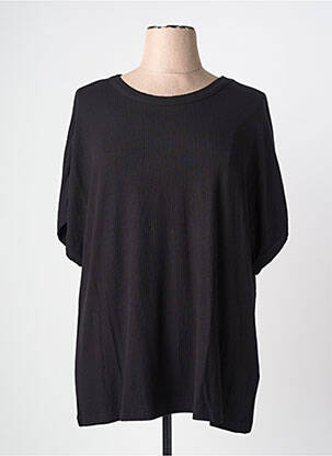 Top stretch manches courtes noir CISO femme