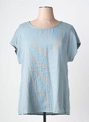 Top manches courtes manches courtes bleu CISO femme