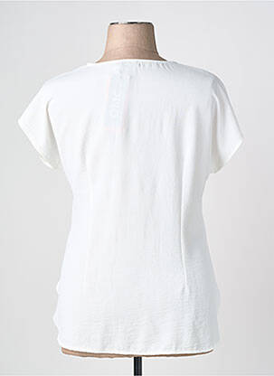 Top manches courtes manches courtes blanc OMC femme