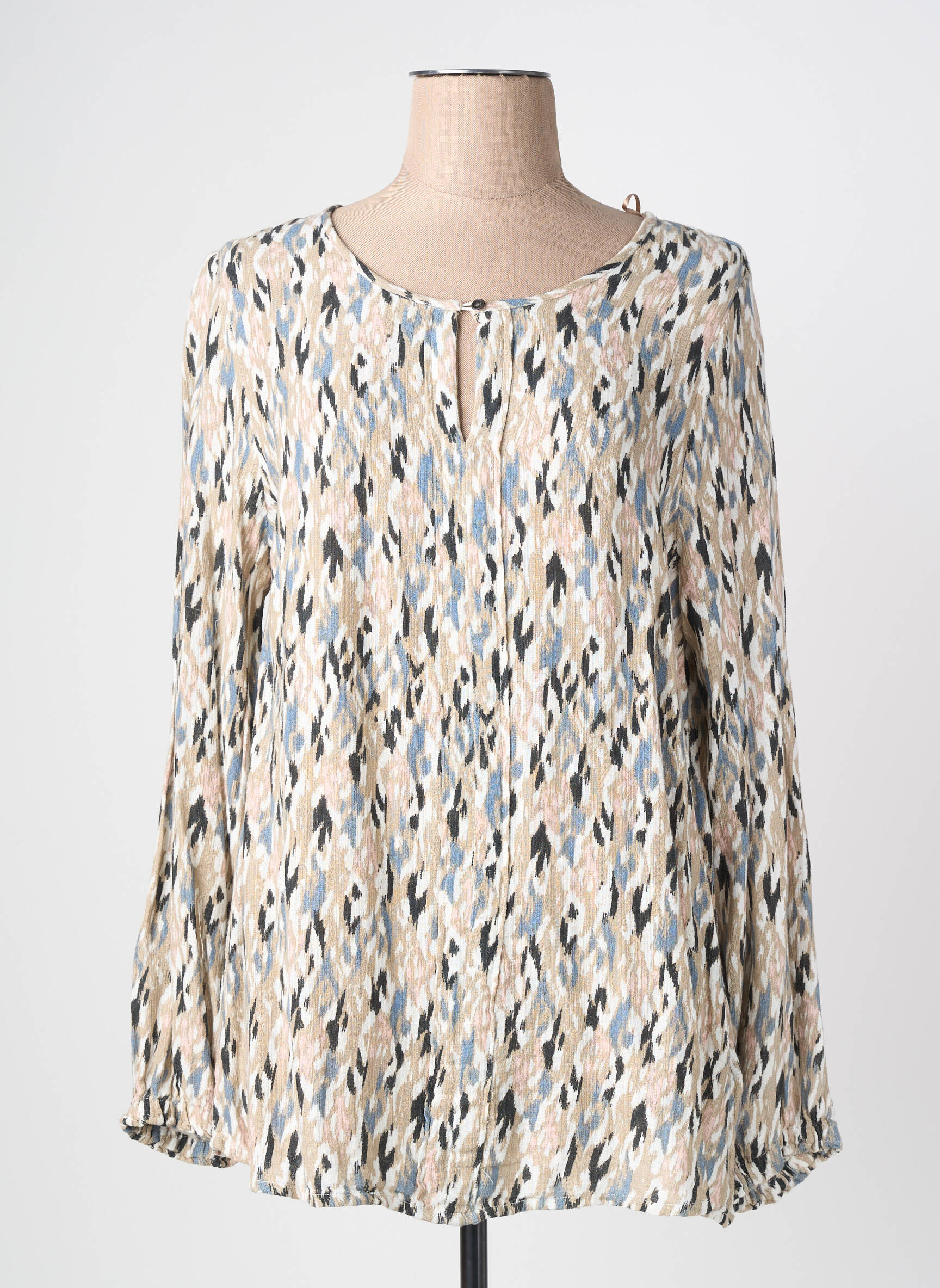 T-shirt manches longues manches longues beige CISO femme