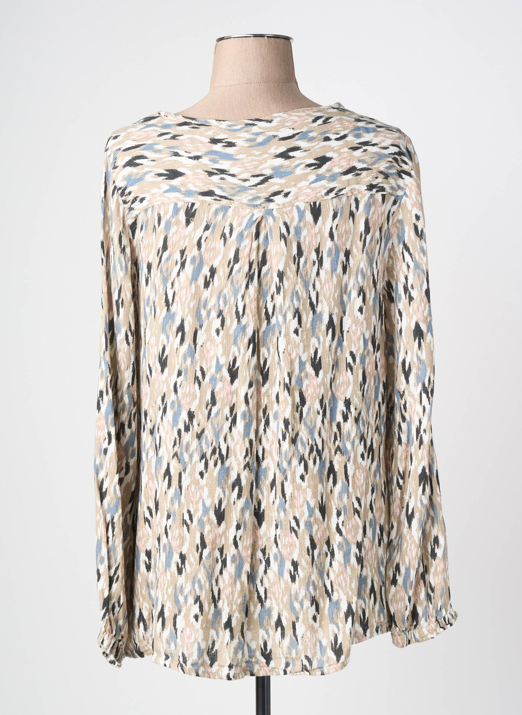 T-shirt manches longues manches longues beige CISO femme