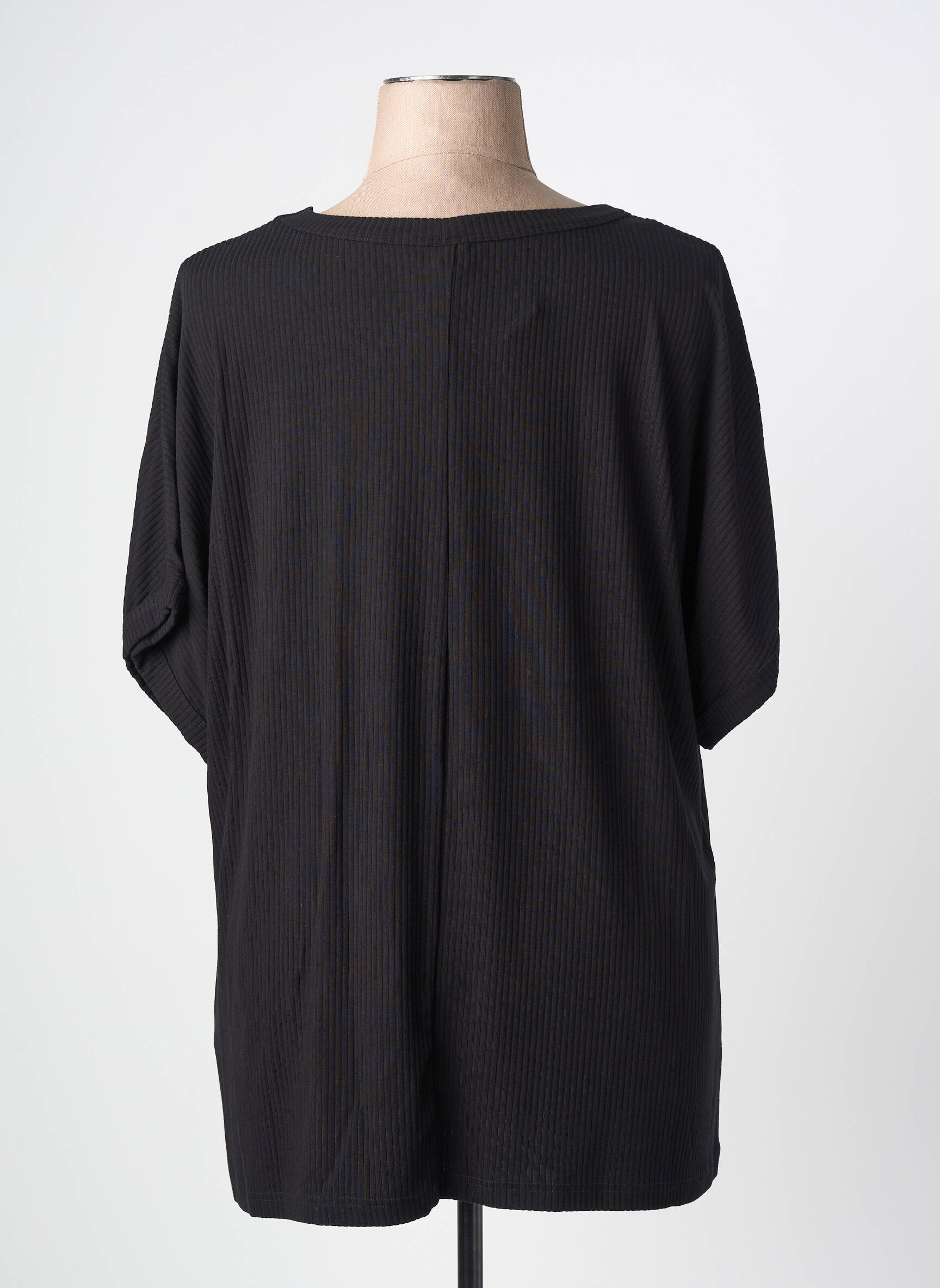 Top stretch manches courtes noir CISO femme