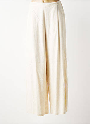 Pantalon large poches taille normale beige ZILCH femme