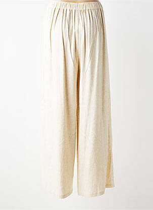 Pantalon large poches taille normale beige ZILCH femme