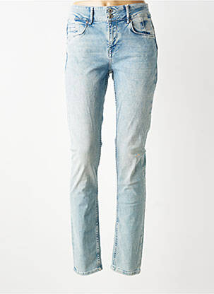 Jeans coupe slim stretch taille normale bleu GARCIA femme
