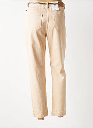 Jean coupe mom poches taille normale beige C'EST BEAU LA VIE femme