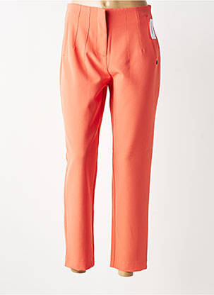 Pantalon 7/8 taille haute taille haute orange GARCIA femme