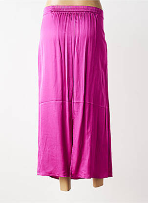 Jupe longue taille haute rose ZILCH femme