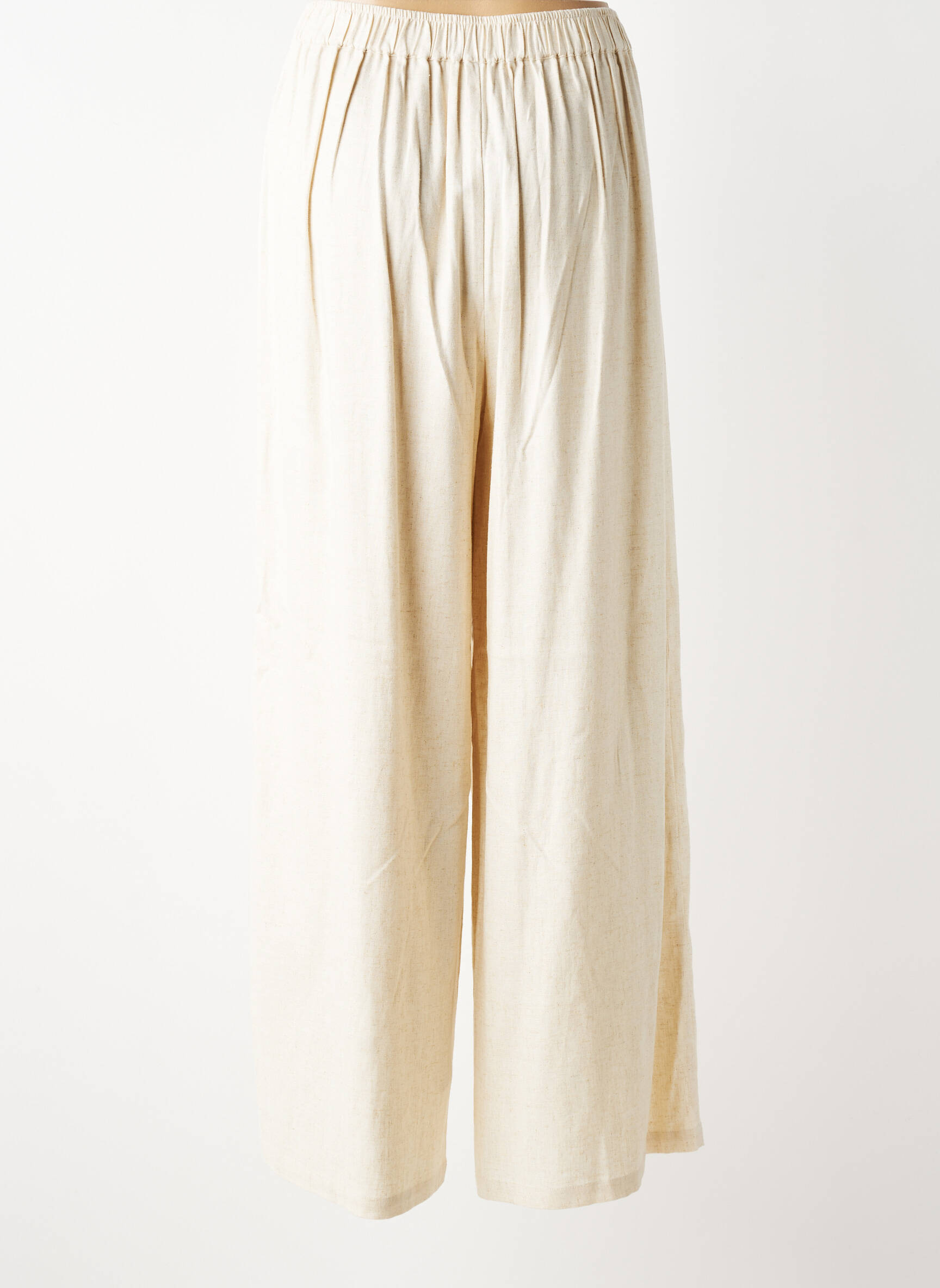 Pantalon large poches taille normale beige ZILCH femme