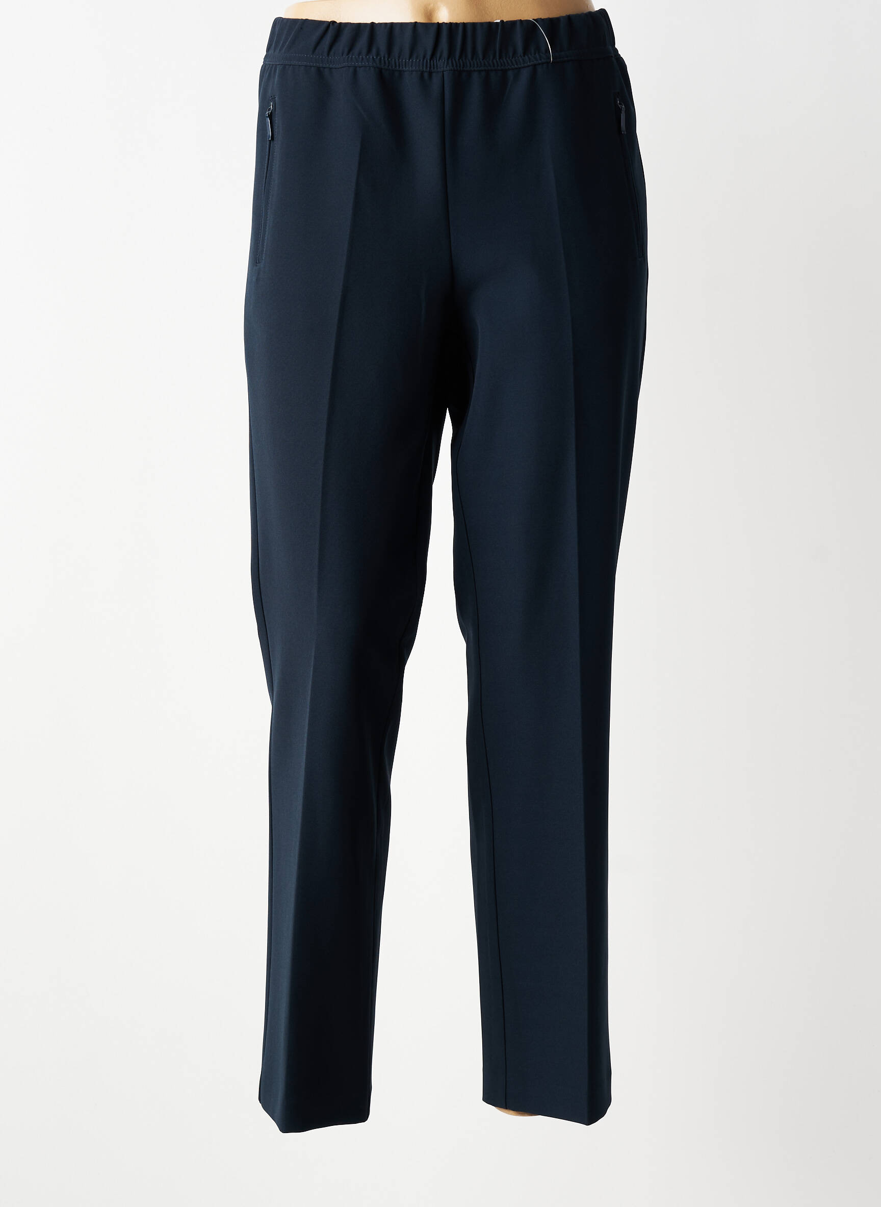 Pantalon slim taille élastique taille normale bleu ANNA MONTANA femme