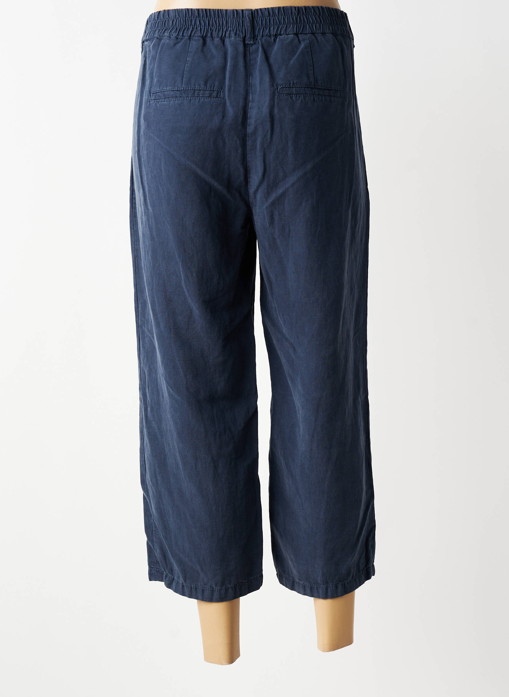 Pantalon 7/8 taille élastique taille normale bleu GERKE MY PANTS femme