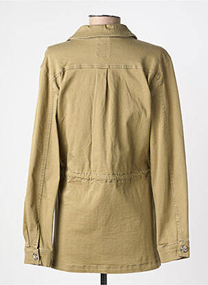 Veste casual poignets boutonnés avec fente vert GARCIA femme