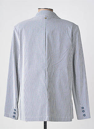 Blazer poignets boutonnés bleu ÉTYMOLOGIE femme