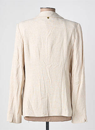 Blazer finition intérieure doublée beige JULIE GUERLANDE femme