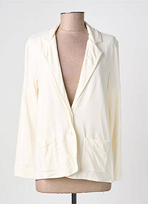 Veste casual col tailleur beige GUITARE femme