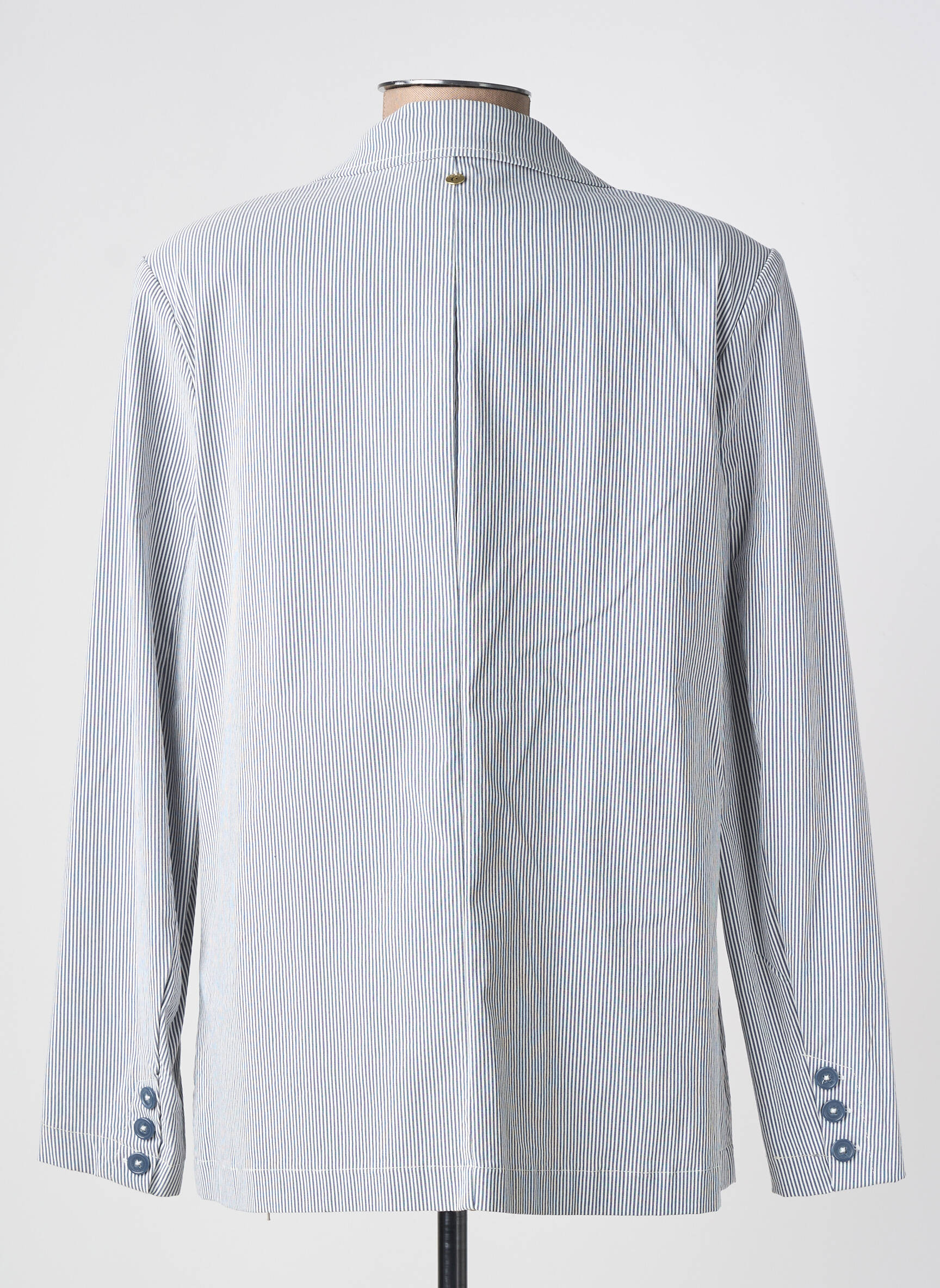 Blazer poignets boutonnés bleu ÉTYMOLOGIE femme
