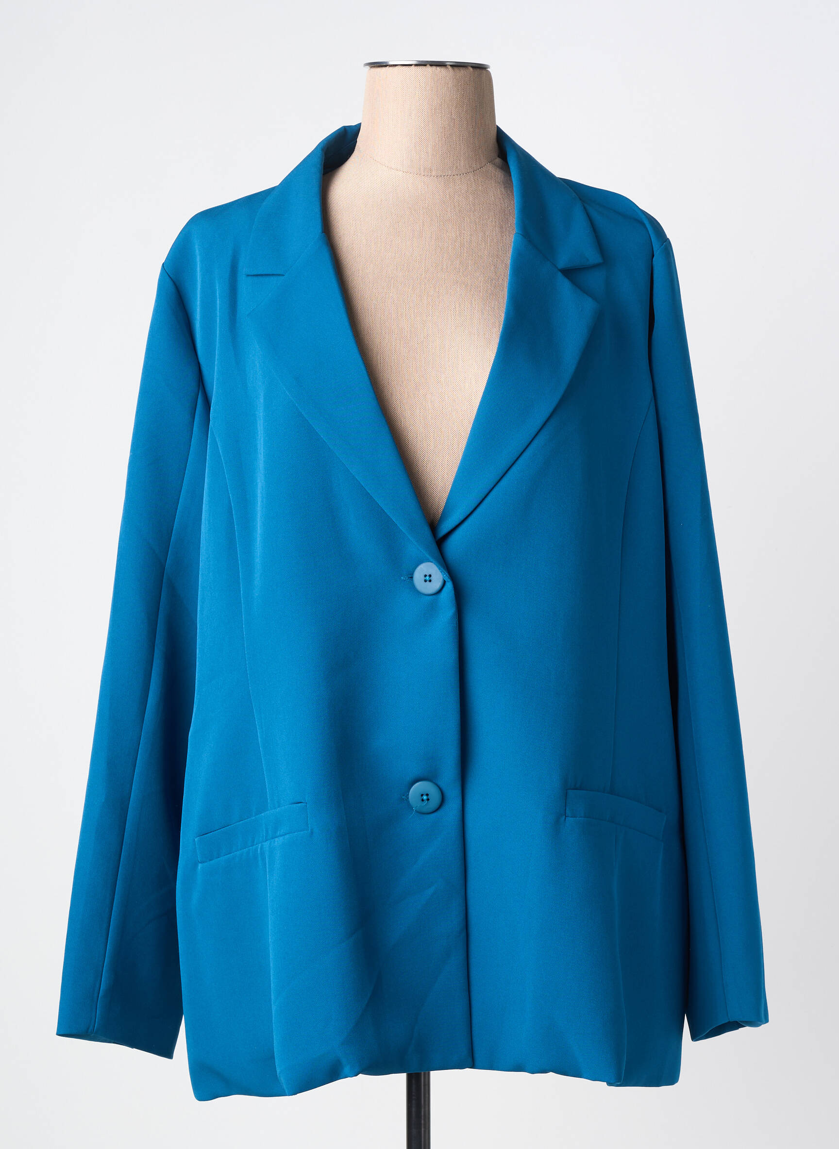 Blazer finition intérieure doublée bleu SPG WOMAN femme