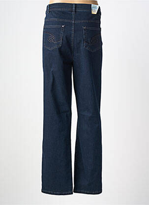 Jeans coupe droite stretch taille normale bleu ANNA MONTANA femme