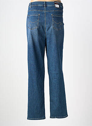 Jeans coupe droite stretch taille normale bleu ANNA MONTANA femme