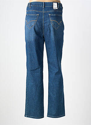 Jeans coupe droite stretch taille normale bleu ANNA MONTANA femme