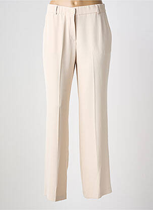 Pantalon droit stretch taille normale beige TINTA femme