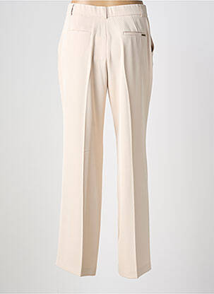 Pantalon droit stretch taille normale beige TINTA femme