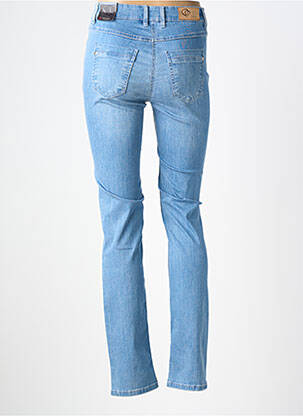 Jeans coupe slim stretch taille normale bleu TONI femme