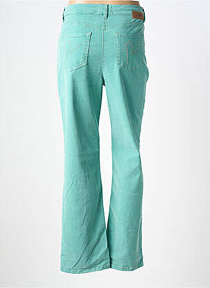 Pantalon droit stretch taille normale vert RECOVER C.C. femme