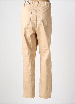 Pantalon droit stretch taille normale beige CISO femme