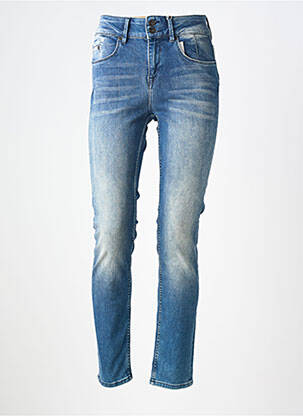 Jeans coupe slim stretch taille normale bleu GARCIA femme