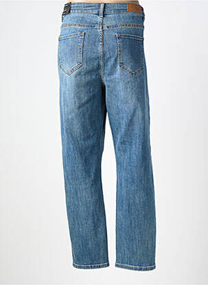 Jeans coupe droite stretch taille normale bleu CISO femme