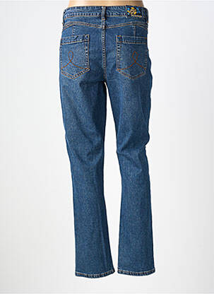 Jeans coupe droite stretch taille normale bleu ÉTYMOLOGIE femme