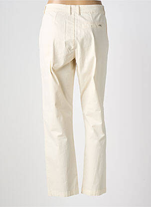 Pantalon chino stretch taille normale beige GARCIA femme