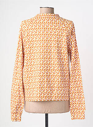 Veste casual col rond orange ZILCH femme