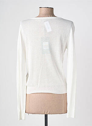 Gilet manches longues coupe cintrée blanc ZILCH femme