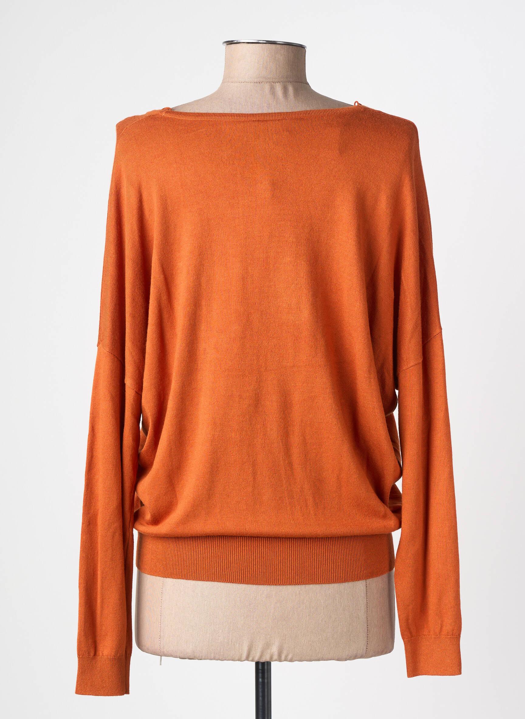 Gilet manches longues stretch orange ZILCH femme