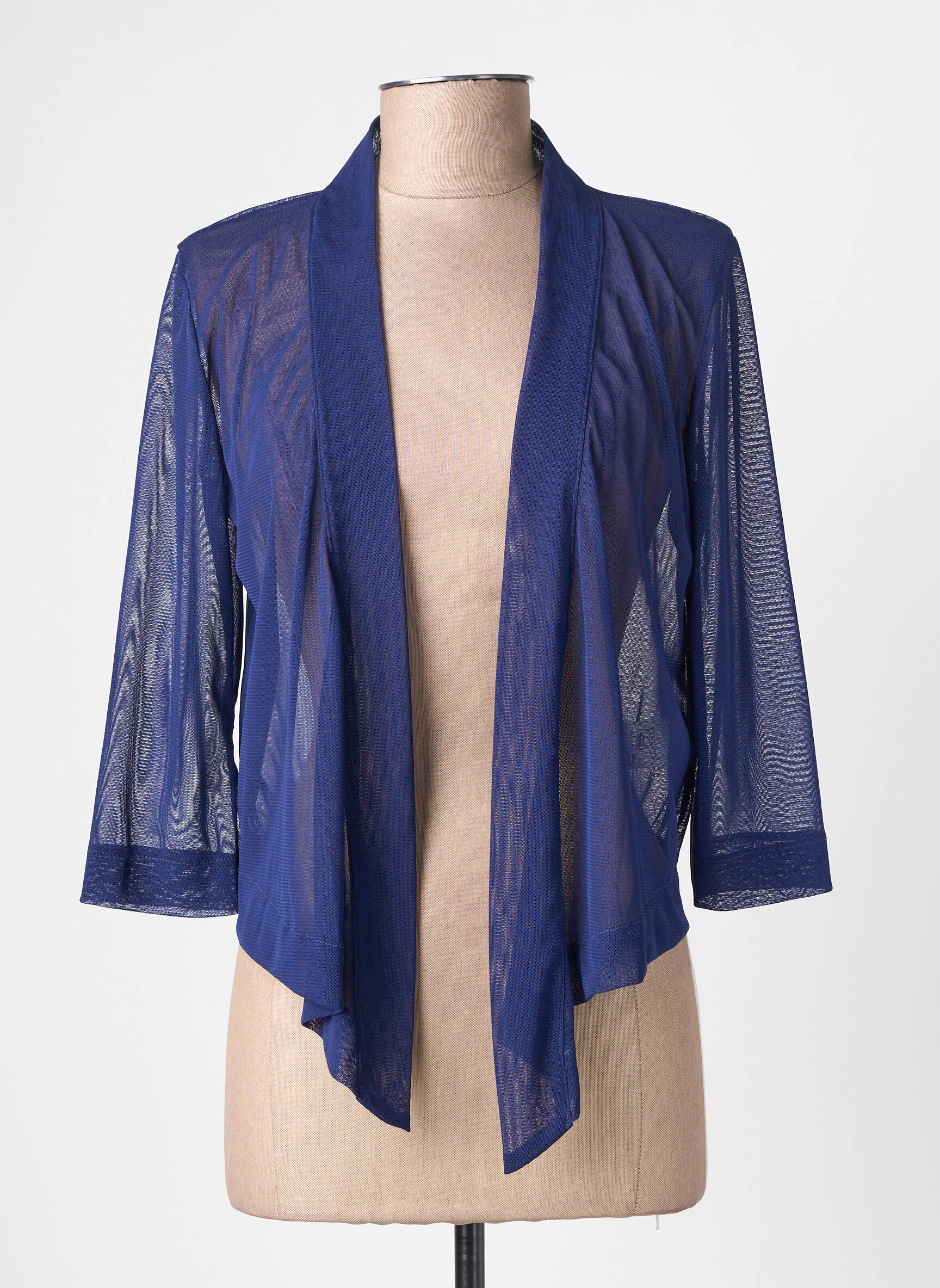 Veste casual coupe droite bleu GUITARE femme