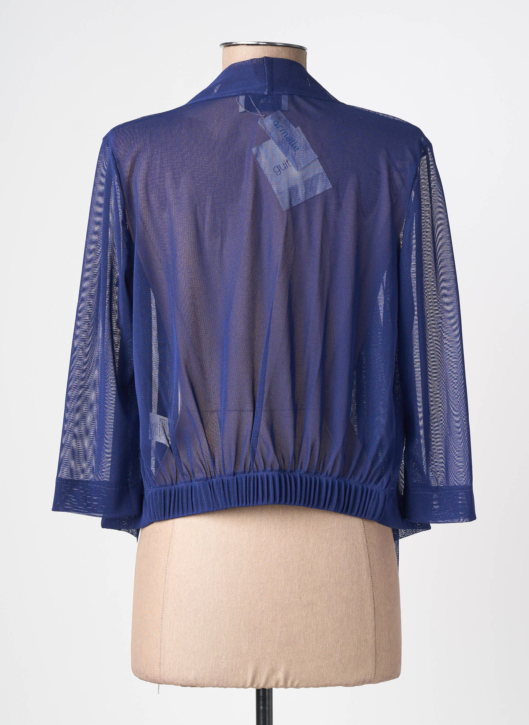 Veste casual coupe droite bleu GUITARE femme