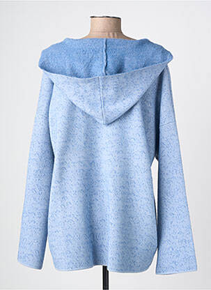 Gilet manches longues fermeture boutonnée sur le devant bleu ANANKE femme