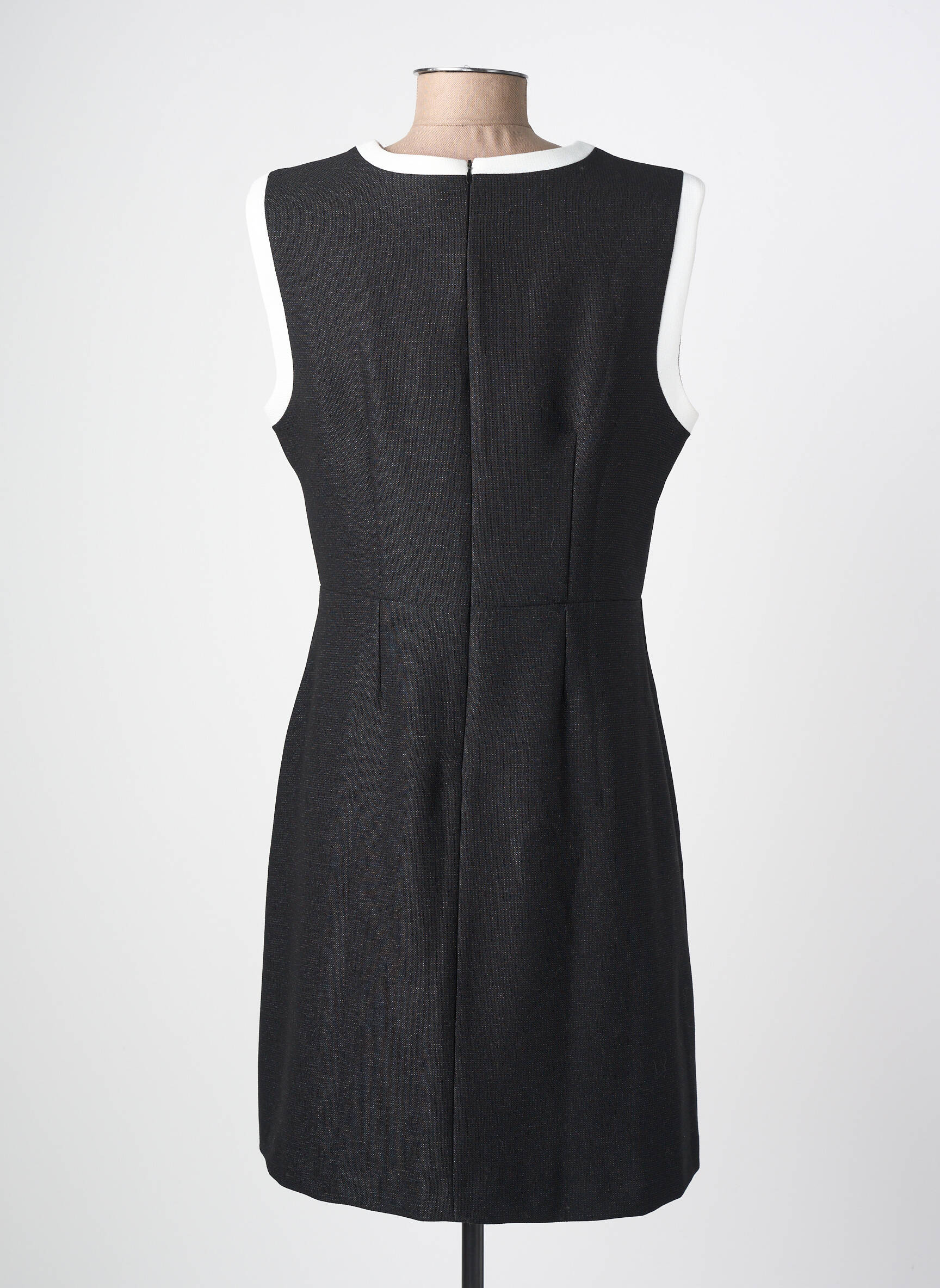 Robe mi-longue sans manche sans manche noir FUEGO WOMAN femme
